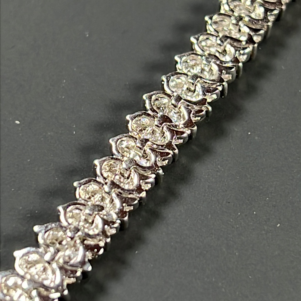 Sterling Silver Tennis Bracelet